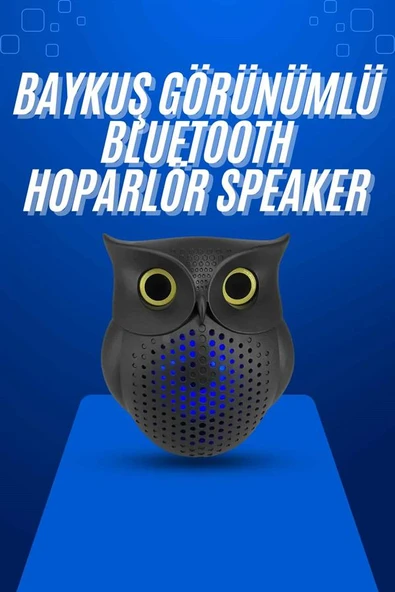 Baykuş Tasarımlı Mini Bluetooth Speaker Yüksek Ses Kaliteli Taşınabilir - 2