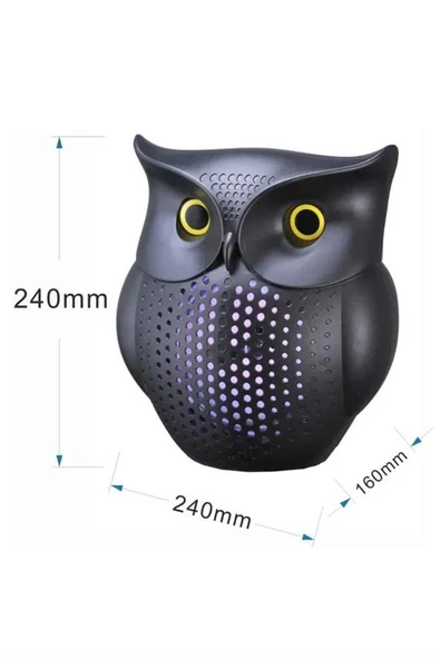 Baykuş Tasarımlı Mini Bluetooth Speaker Yüksek Ses Kaliteli Taşınabilir - 5