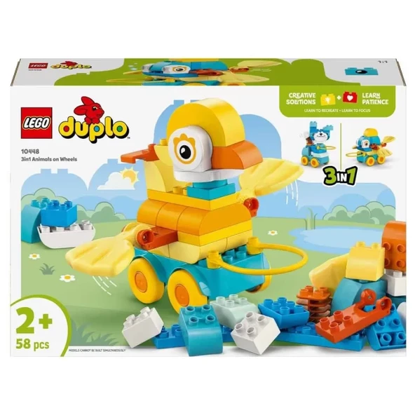 LEGO DUPLO Kasabası 3’ü 1 Arada Tekerlekli Hayvanlar 10448 - Resim 4