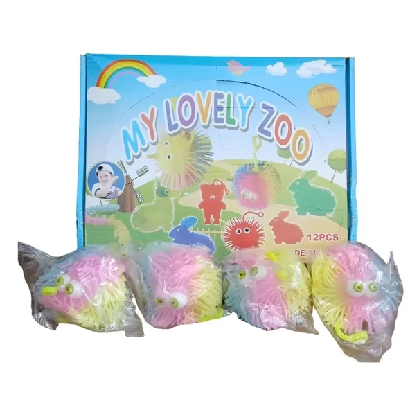 Işıklı Dikenli Elastik Top ürün görseli 1