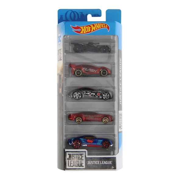 Hot Wheels 5'li Araba Seti - Resim 5