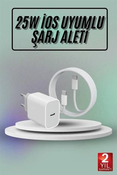 Hızlı Şarj Güç Adaptörü Şarj Aleti İOS Uyumlu 15/Pro/Pro Max - 2