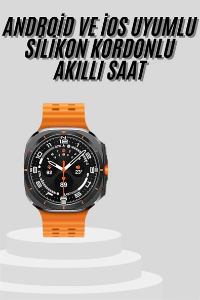 Yeni Nesil Çağrı Cevaplayabilen 47 MM Titreşimli Çok Fonksiyonlu Akıllı Saat - Resim 2