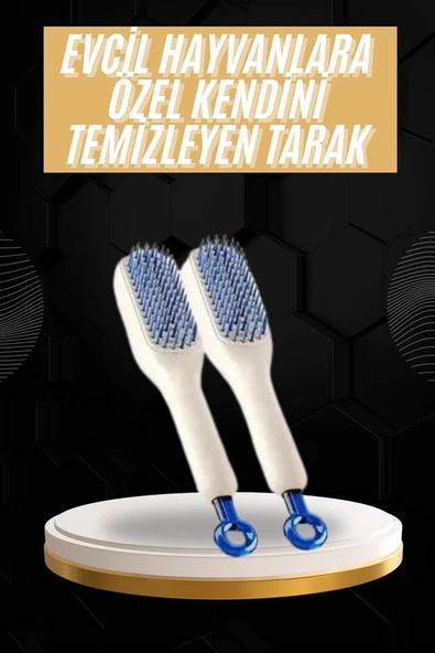 Kolay Temizlenen Fırçası Evcil Hayvanlara Özel Tüy Temizleme - Resim 2