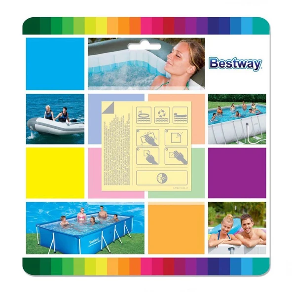 Bestway Şişme Ürünler için Tamir Yaması 6,5 x 6,5 cm 62091 - Resim 2