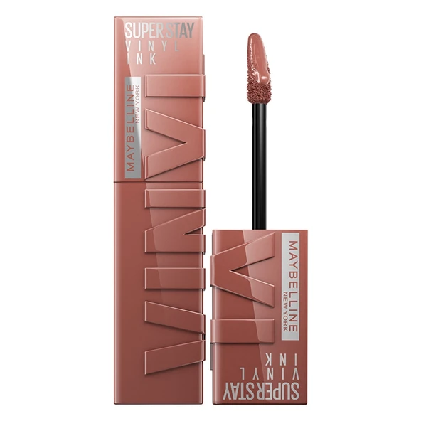 Maybelline New York Super Stay Vinyl Ink Uzun Süre Kalıcı Likit Parlak Ruj 120 Punchy ürün görseli