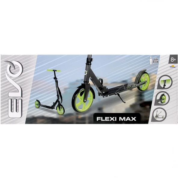 Evo Flexi Max 2 Tekerlekli Scooter Yeşil - 4