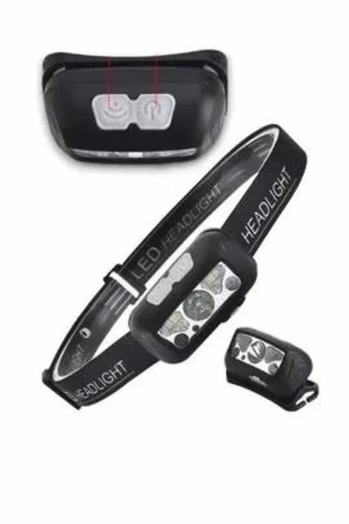 Kamp Lambası Kafa Feneri Kafa Lambası Ayarlanabilir Sensörlü Şarjlı