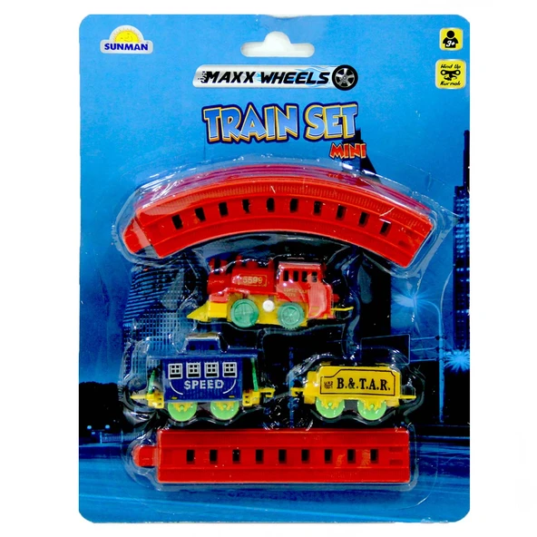 Maxx Wheels Mini Tren Seti 11 Parça ürün görseli 1