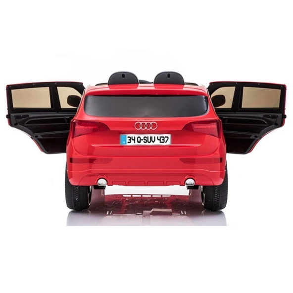 437 Audi Q-SUV 12V Kırmızı Akülü Araba - Resim 3