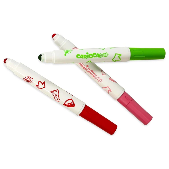 Carioca Jumbo Keçeli Boya Kalemi 6'lı - Resim 2