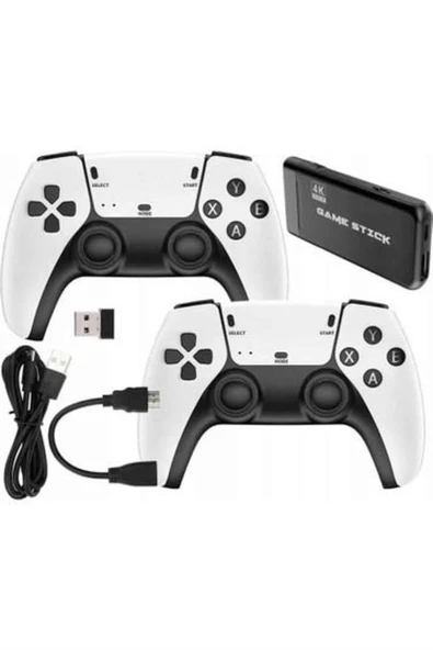 20.000 Oyunlu Kablosuz Çift Kol Retro Oyunlar Çift Kollu Game Stick - 5
