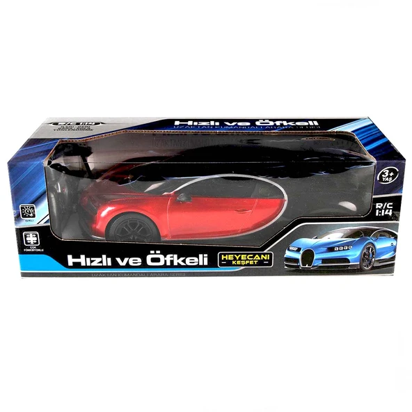 1:14 Hızlı ve Öfkeli Kumandalı Şarjlı Araba - Resim 5