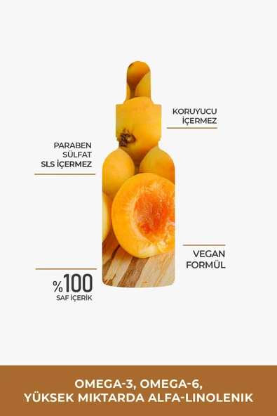 PROCLİS Kayısı Çekirdeği Yağı %100 Doğal Bitkisel Sabit Yağ, Apricot Kernel Oil, Prunus Armeniaca 30ml - 3