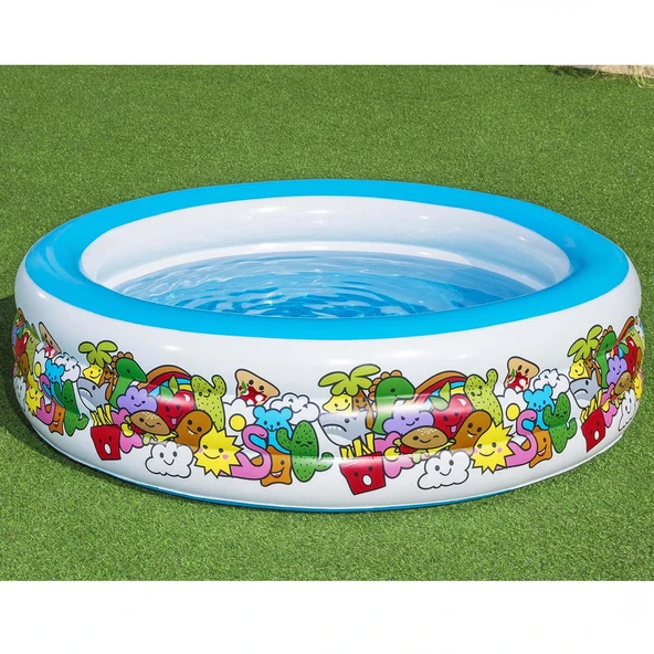 Bestway Şişme Jumbo Desenli Havuz 51122 - 3