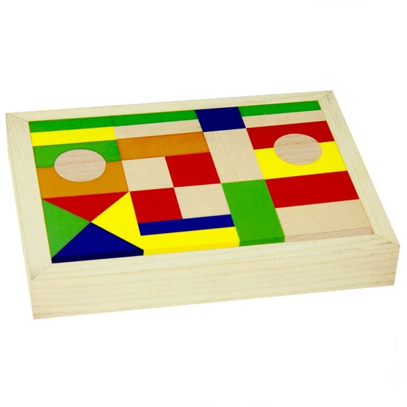 Playwood Eğitici Ahşap Bloklar 29 Parça - Resim 5