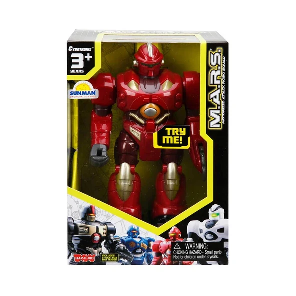 M.A.R.S. Sesli ve Işıklı Yürüyen Robot 18 cm. - 1