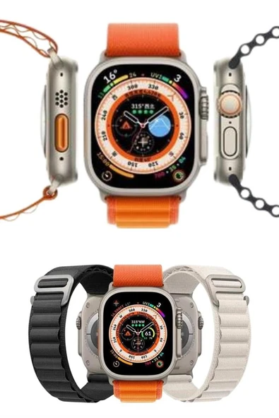 Yeni Nesil Akıllı Saat Çok Yönlü Titreşimli 49 MM Android ve İOS Uyumlu - Resim 4