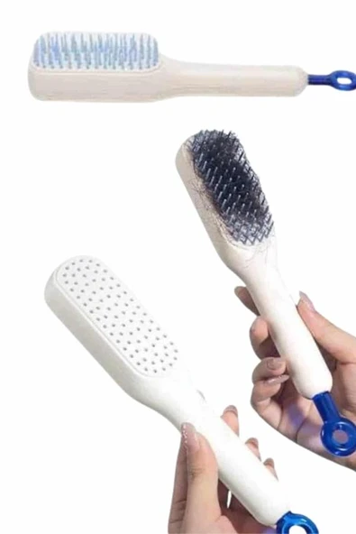 Yeni Nesil Saç Fırçası Saç Derisini Ölü Derilerinden Arındırır Kolay Temizlenen - 3