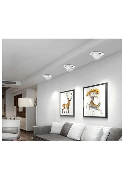 Osram 6,9W (80W) Par16 Led Spot Ampul Beyaz 6500K (10 Adet) - GU10 Duy - Resim 4