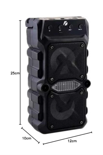 Bluetooth Hoparlör Çift Mikrofonlu Güçlü Ses Kaliteli Kesintisiz Kablosuz - Resim 5