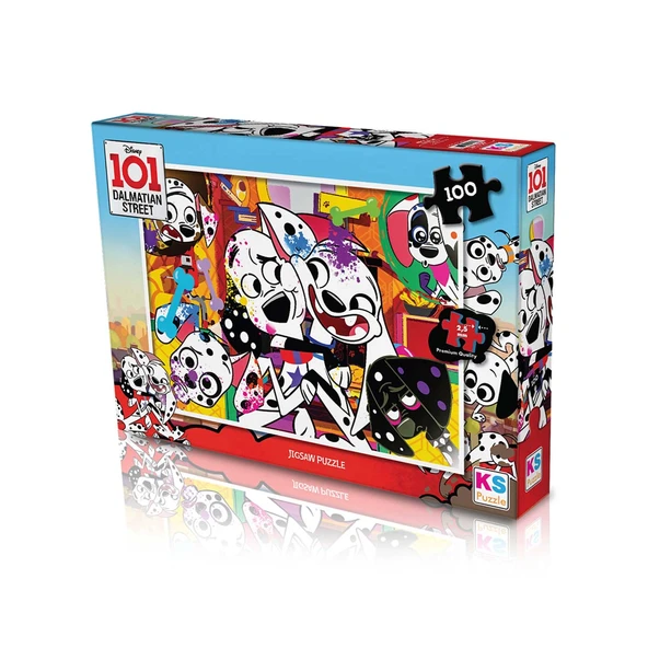 KS Dalmatian 100 Parça Puzzle - Resim 2