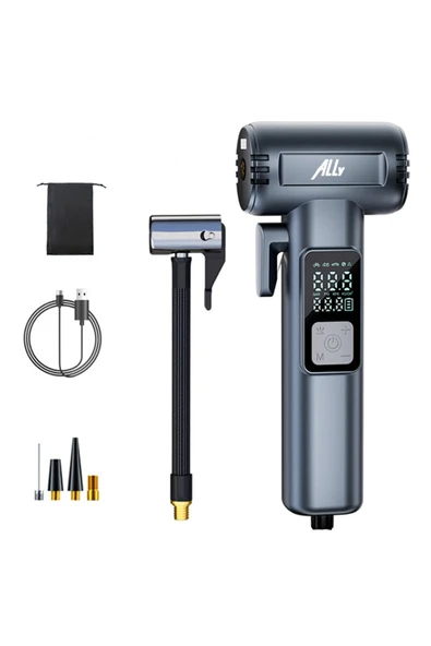 Akman Ally ST-5530 Dijital Şarjlı Araç Lastik Hava Şişirme Pompası Powerbank Pen - ACL6203281-5785 ürün görseli 1