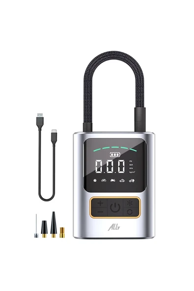 Akman ALLY ST-5528 Dijital Basınç Göstergeli Oto Lastik Şişirme Pompası Hava Kom - ACL6203161-8135 ürün görseli 1