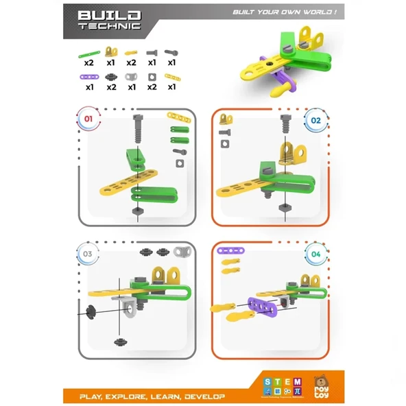 Build Technic Yap Boz Araçlar 4100101-2 - 2