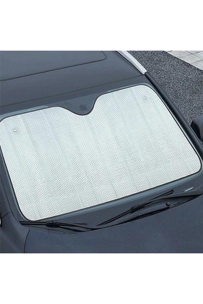 Akman ALLY 5 Katmanlı Alüminyum Katlanabilir Araç Ön Cam Güneşliği -140x70 Isı - ACL6208383-8131 - Resim 4