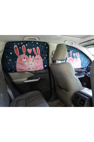 Akman Ally Araç-Araba Manyetik Yan Cam Güneşlik -Gölgelik-(1903) - ACL6202871-3828 - Resim 5