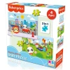 Fisher Price Baby City Fun & Picnic 2’si 1 Arada Puzzle - 1