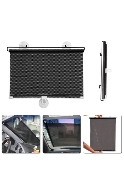 Akman Araba Araç içi Katlanabilir Araç Oto Ön Cam Güneşlik Branda 50x125cm-(1903 - ACL6208054-2715 ürün görseli