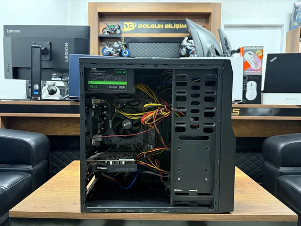 Power Boost Kasa AMD Ryzen 5 1600 8GB RAM 240GB+240GB SSD GTX1650 Gaming PC (İKİNCİ EL)