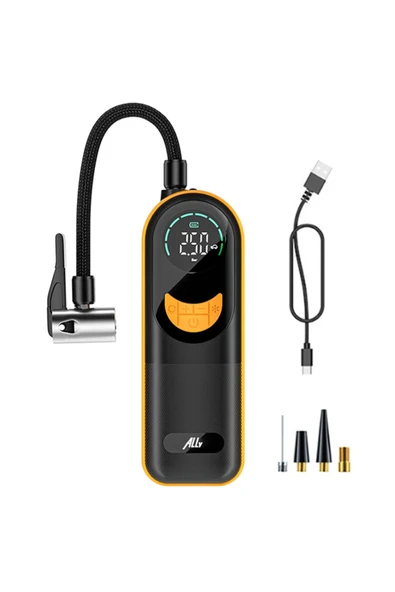 Akman ALLY ST-5520 Dijital Basınç Göstergeli Oto Lastik Şişirme Pompası Hava Kom - ACL6203307-9252 ürün görseli 1