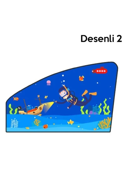 Akman Ally Araç-Araba Manyetik Yan Cam Güneşlik -Gölgelik-(1903) - ACL6202871-3828 - Resim 2