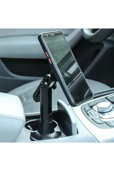 Akman Ally 360 Derece Döner Manyetik Araç Içi Telefon Tutucu - Bardak Tutucu Yeri i - ACL6206521-9030 - 2