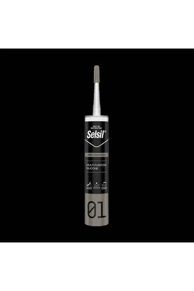 Selsil Genel Amaçlı Silikon 280gr - Beyaz - 1