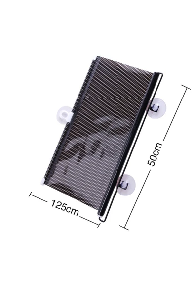 Akman Araba Araç içi Katlanabilir Araç Oto Ön Cam Güneşlik Branda 50x125cm-(1903 - ACL6208054-2715 - Resim 2