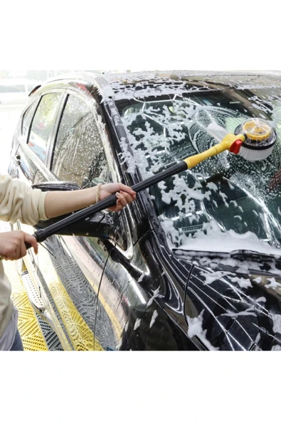 Akman ALLY Otomatik Dönen Araç Yıkama Fırçası Mikrofiber Araba Yıkama Paspas Sa - ACL6202857-6111 - Resim 4