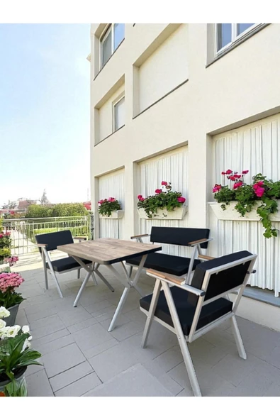 Dekoroom's Vera 2-1-1- bahçe balkon mobilyası , oturma grubu , çay seti ürün görseli