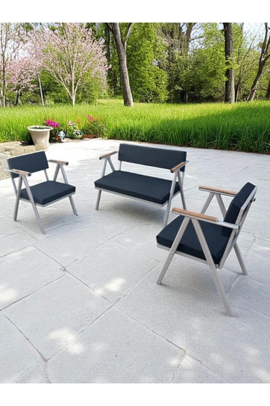 Dekoroom's Vera 2-1-1- bahçe balkon mobilyası , oturma grubu , çay seti ürün görseli