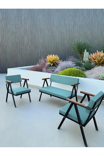 Dekoroom's Vera 2-1-1- bahçe balkon mobilyası , oturma grubu , çay seti ürün görseli