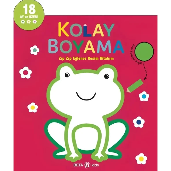 Kolay Boyama Zıp Zıp Eğlence Resim Kitabım