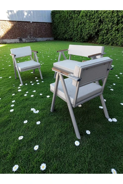 Dekoroom's Vera 2-1-1- bahçe balkon mobilyası , oturma grubu , çay seti - Resim 3