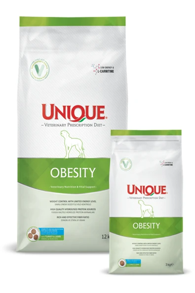 Unique UNİQUE OBEZİTY KÖPEK MAMASI 12 KG - 1