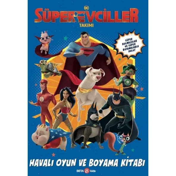 DC Süper Evciller Takımı Havalı Oyun ve Boyama Kitabı ürün görseli 1