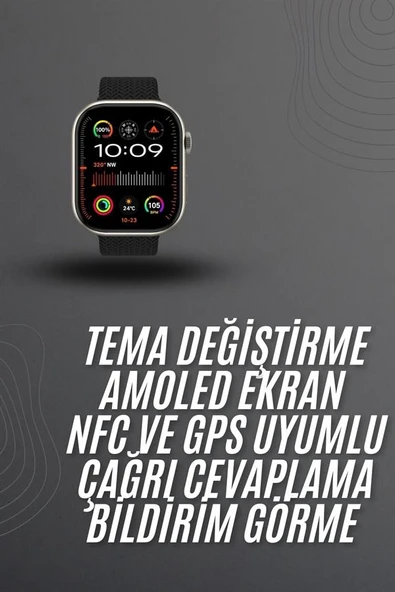 Akıllı saat 2.02 inch Nabız Ölçer Arama Konuşma Müzik Dinleme ürün görseli