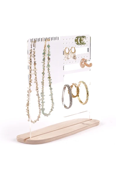 Modern Dekoratif Pleksi Çok Amaçlı Takı, Aksesuar Standı - Resim 8