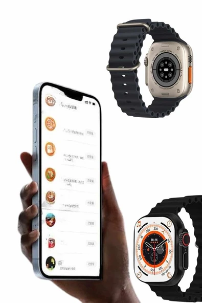 Android ve İOS Uyumlu Arama Konuşma Yapabilen Akıllı Saat - Resim 3